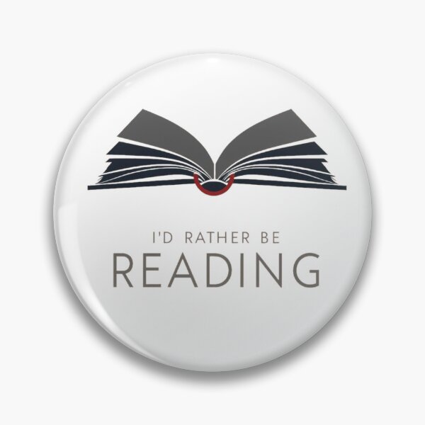 Item preview, I'd rather be reading, book lover designed and sold by YvkafromPoland.