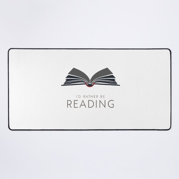 Item preview, I'd rather be reading, book lover designed and sold by YvkafromPoland.