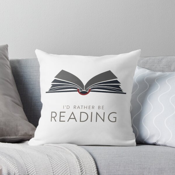 Item preview, I'd rather be reading, book lover designed and sold by YvkafromPoland.