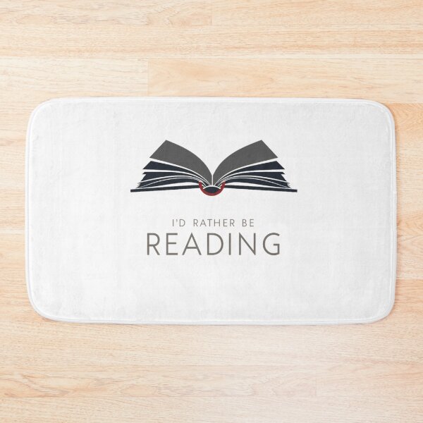 Item preview, I'd rather be reading, book lover designed and sold by YvkafromPoland.