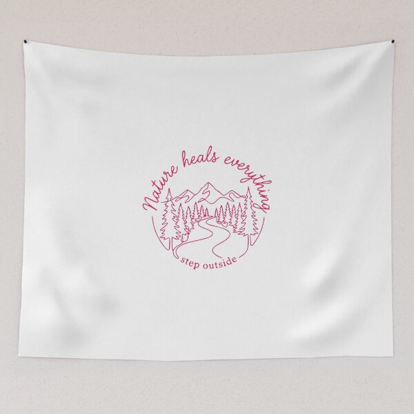 Item preview, Nature Heals Everything – Outdoor Adventure & Relaxed Camping Vibes designed and sold by typoinspired.