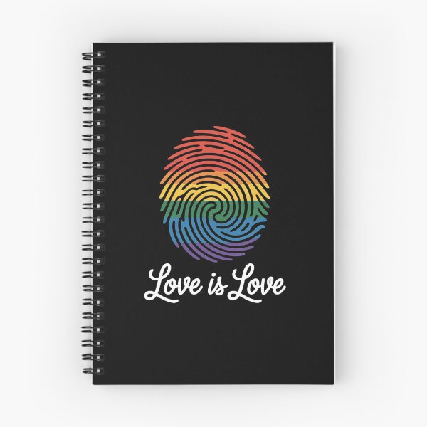 Item preview, Love Is Love LGBT Flag Fingerprint Proud  designed and sold by SyntaxClaw.
