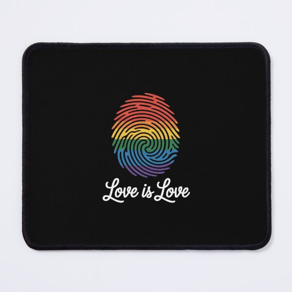 Item preview, Love Is Love LGBT Flag Fingerprint Proud  designed and sold by SyntaxClaw.