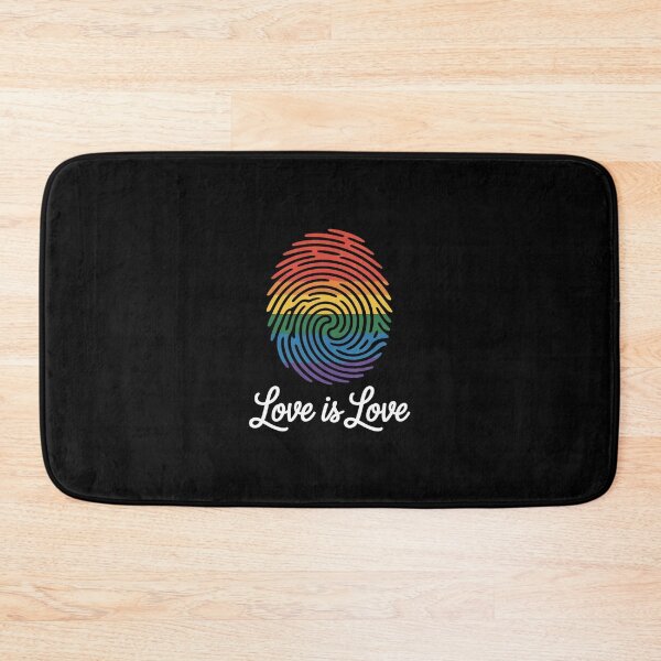 Item preview, Love Is Love LGBT Flag Fingerprint Proud  designed and sold by SyntaxClaw.