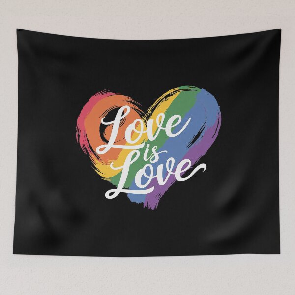 Item preview, Love Is Love Proud Ally LGBT Pride Month  designed and sold by AquaKiev.