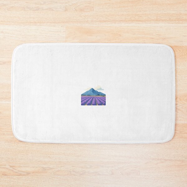 Item preview, Lavender Fields Mountain Landscape designed and sold by Le Grand Requin.