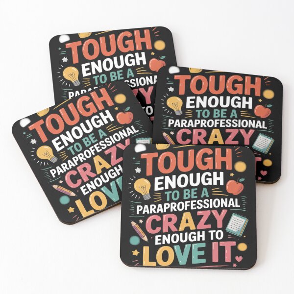 Item preview, Tough Enough to Be a Paraprofessional - Groovy Sped Teacher Men Women  designed and sold by InspiredFoul.