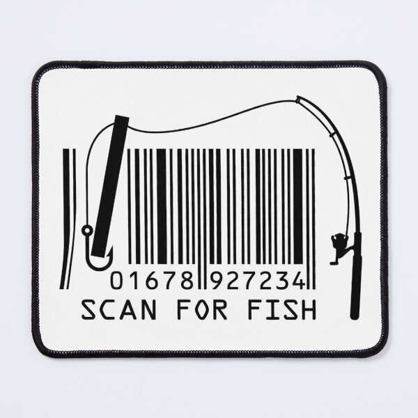 Item preview, Creative Barcode Fishing Rod Scanner Angler Design designed and sold by EverBranz-stor.