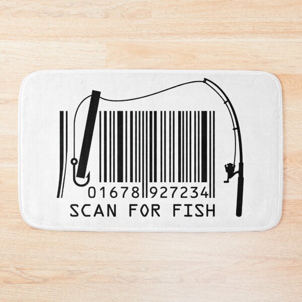 Item preview, Creative Barcode Fishing Rod Scanner Angler Design designed and sold by EverBranz-stor.