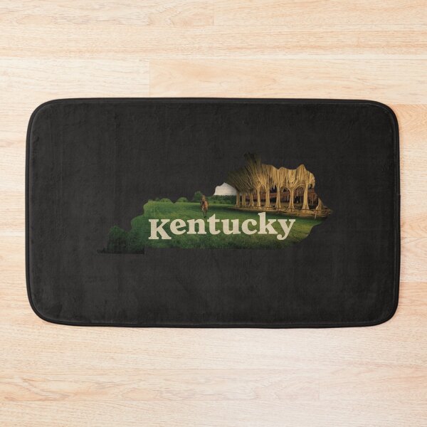 Item preview, Kentucky State Outline Horse Farm Mammoth Cave Silhouette - Bluegrass Pride Graphic designed and sold by TitanRN.