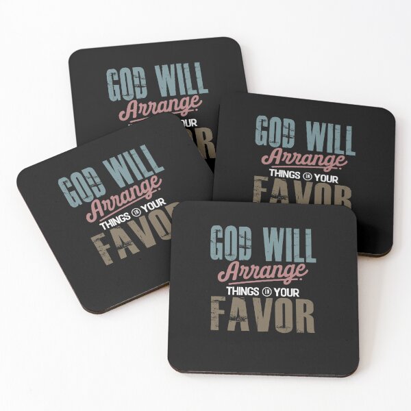 Item preview, God Will Arrange Things In Your Favor Inspirational - Christian Quote  designed and sold by CatcyBlue Design.