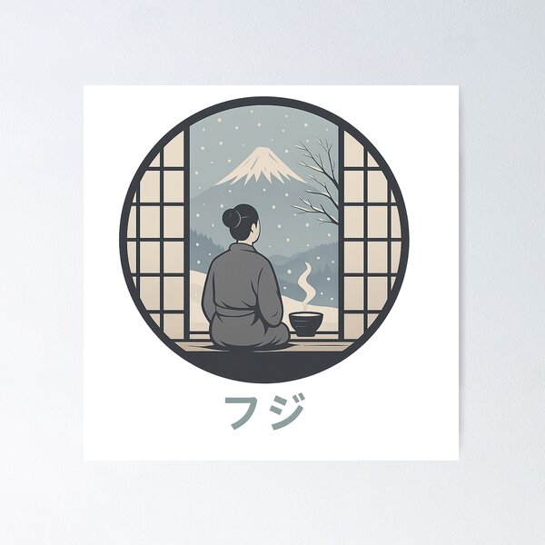 Item preview, Fuji – Winter Contemplation designed and sold by thtCMRAguy.