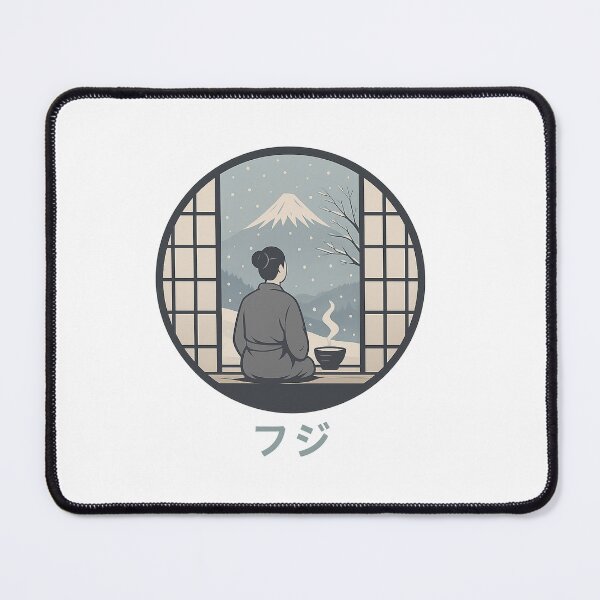 Aperçu de l'œuvre Fuji – Contemplation hivernale créée et vendue par thtCMRAguy.