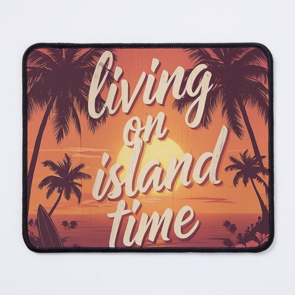Item preview, Living On Island Time - Island, beach, palm trees and the sea - No. 01 - 9216x9216 designed and sold by darky72.