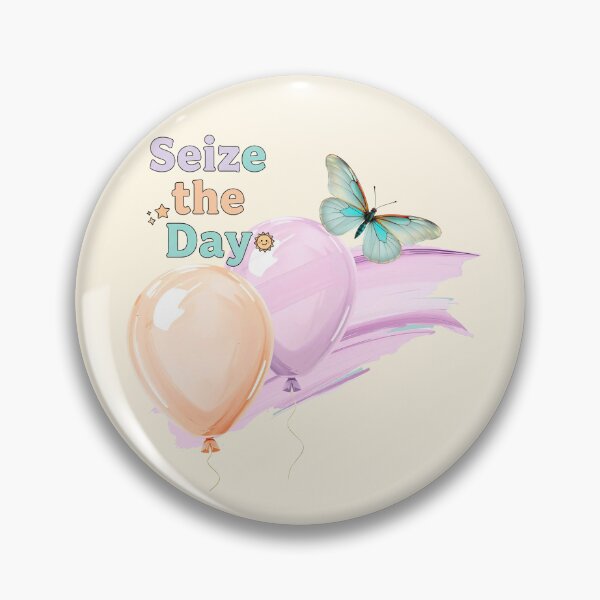 Item preview, Seize the Day Aesthetic - Pastel Butterfly & Balloon Art designed and sold by MCT-GALLERY.