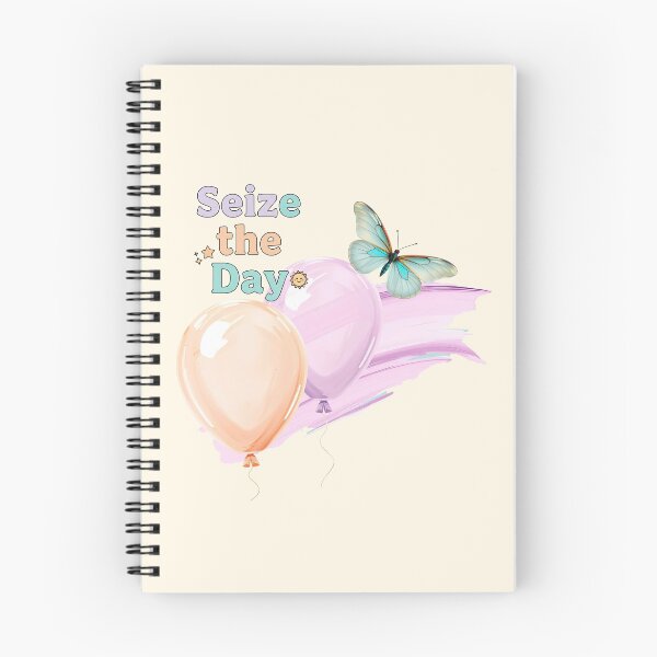 Item preview, Seize the Day Aesthetic - Pastel Butterfly & Balloon Art designed and sold by MCT-GALLERY.