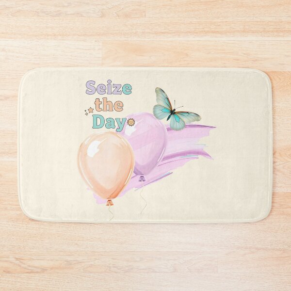 Item preview, Seize the Day Aesthetic - Pastel Butterfly & Balloon Art designed and sold by MCT-GALLERY.