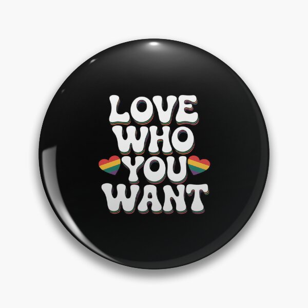 Item preview, Love Who You Want Gay Pride LGBT Rainbow  designed and sold by AquaKiev.