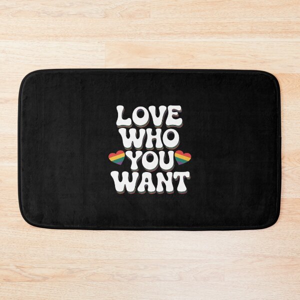Item preview, Love Who You Want Gay Pride LGBT Rainbow  designed and sold by AquaKiev.