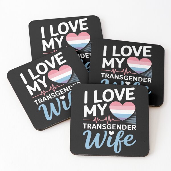 Item preview, I Love My Transgender Wife LGBT Gay Lesbian Pride  designed and sold by FadeOfThrone.