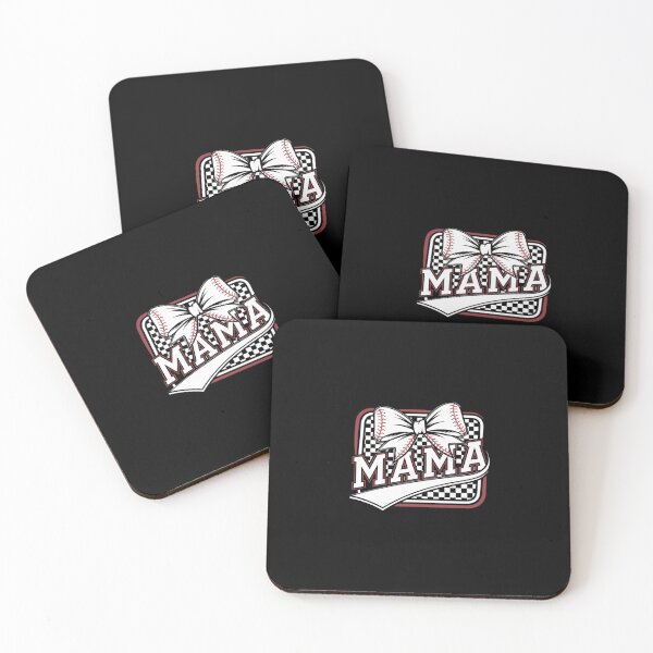 Item preview, Mama Coquette Bow Game Day Baseball Softball Cheer Mom designed and sold by SyntaxClaw.