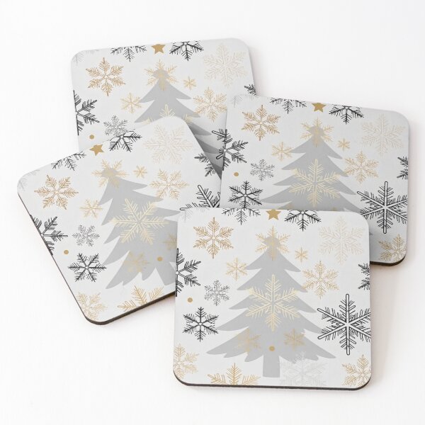 Item preview, Minimalist Modern Snowflake Holiday Pattern designed and sold by ChinzorigBAY.