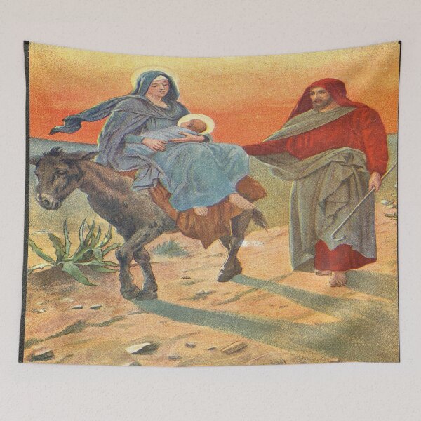 Item preview, Holy Family on the Journey by Jenny Nyström (c. 1900) // Public Domain designed and sold by Vernissage-dart.