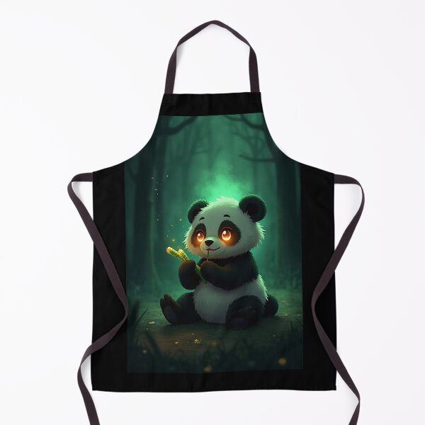 Item preview, Cute Dark Anime Panda – Sugarcane Aura Moment designed and sold by OhmAuraArt.