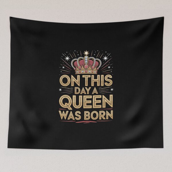 Item preview, On this day a queen was born designed and sold by jkrphoto.