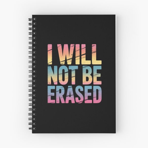 Item preview, I WILL NOT BE ERASED Meme Transgender Flag Pride  designed and sold by MarryIsMonth.