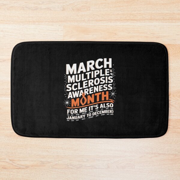 Item preview, March Is Multiple Sclerosis Awareness Month MS Warrior  designed and sold by AquaKiev.