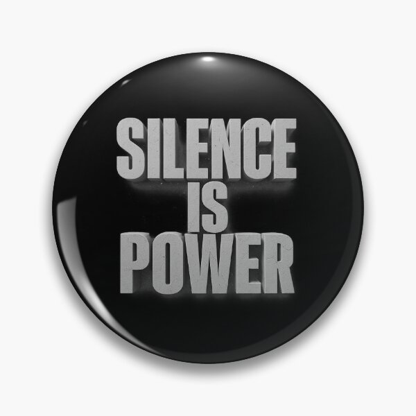 Item preview, Silence Is Power - Brutalist Concrete Typography designed and sold by MKreative Studio.