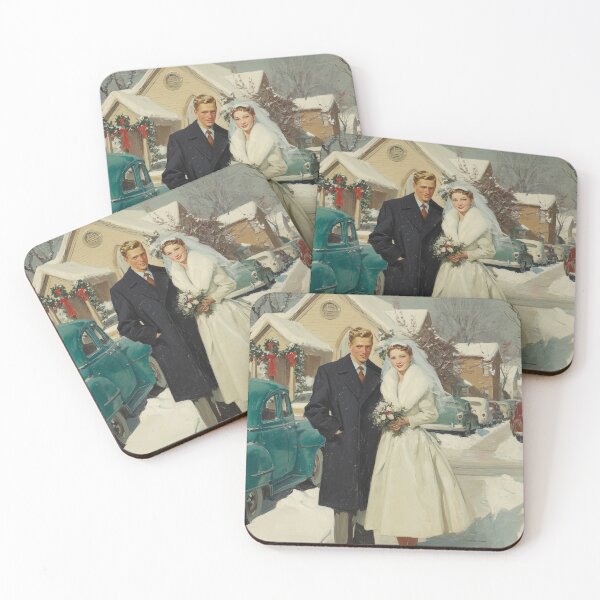 Item preview, A 1950s Winter Wedding designed and sold by GildedPagesCo.