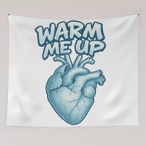 Item preview, Warm Me Up – Frozen Heart Urban Street Art Design designed and sold by ggstcraft.