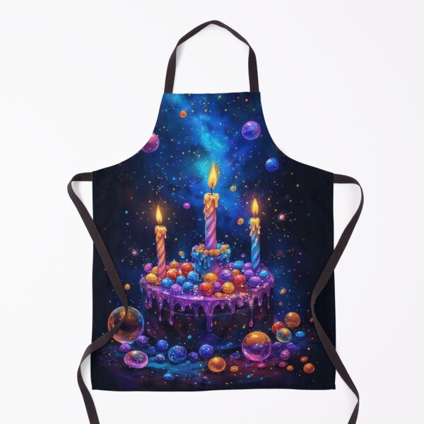 Item preview, Cake with candles in the starry sky designed and sold by Mianku | Für das Leben.