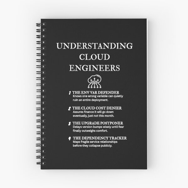 Item preview, Cloud Engineer Personality Types – Funny Definitions – Black designed and sold by PsyFlow35.