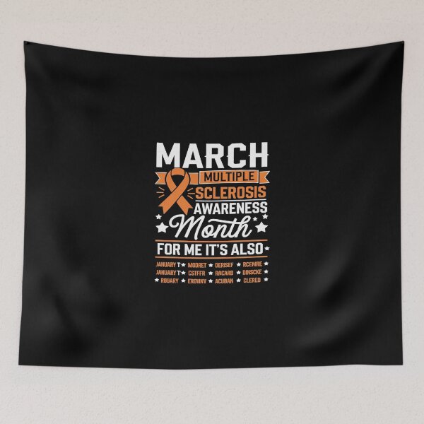 Item preview, March Is Multiple Sclerosis Awareness Month MS Warrior  designed and sold by SyntaxClaw.