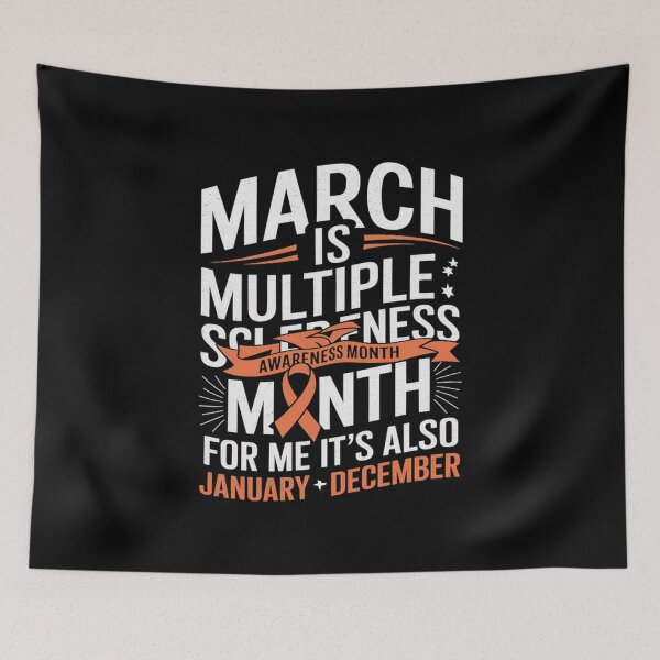 Item preview, March Is Multiple Sclerosis Awareness Month MS Warrior  designed and sold by AquaKiev.