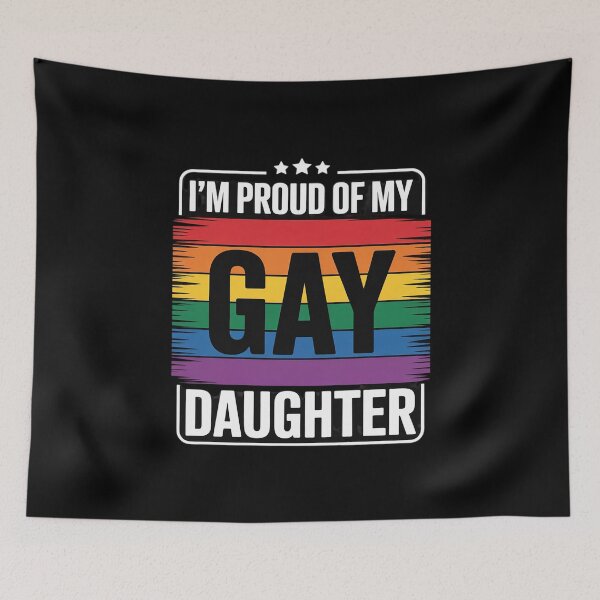 Item preview, I'm A Proud Of My Gay Daughter Happy To Me Father Mother designed and sold by MarryIsMonth.