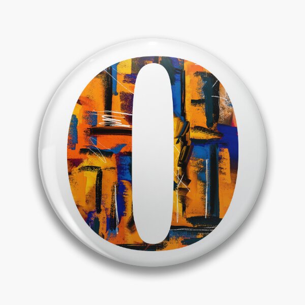 Item preview, Colorful Abstract Letter O T-Shirt Art designed and sold by CoolGTees.