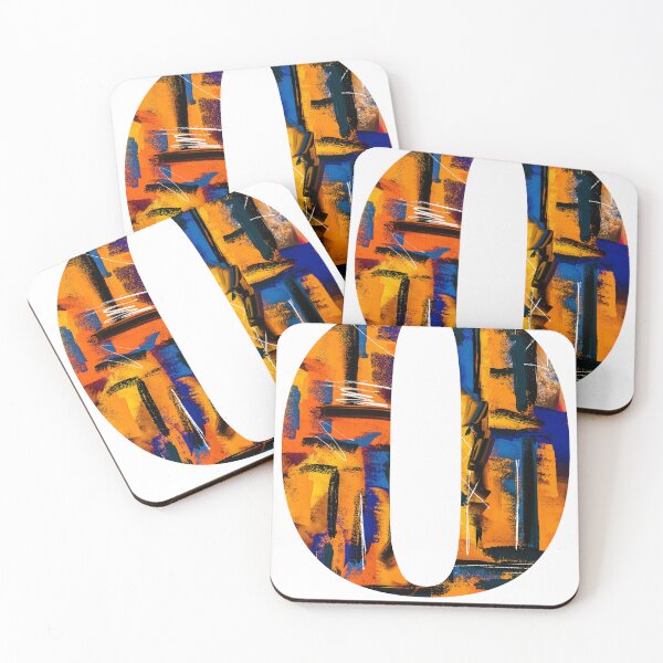 Item preview, Colorful Abstract Letter O T-Shirt Art designed and sold by CoolGTees.