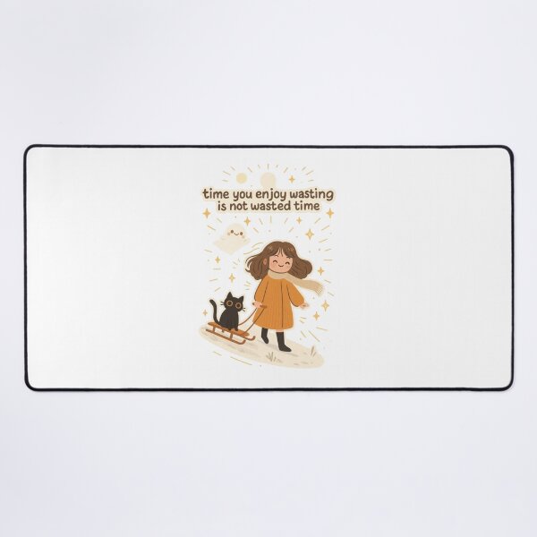 Item preview, Wholesome Winter Joy Sticker – Cute Girl, Cat & Ghost with Inspiring Quote designed and sold by Gurjeetpixelart.