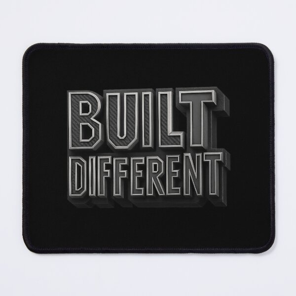 Item preview, BUILT DIFFERENT - Bold 3D Street-Tech Typography designed and sold by MKreative Studio.