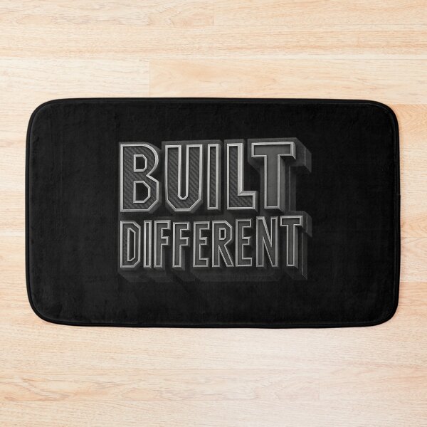 Item preview, BUILT DIFFERENT - Bold 3D Street-Tech Typography designed and sold by MKreative Studio.