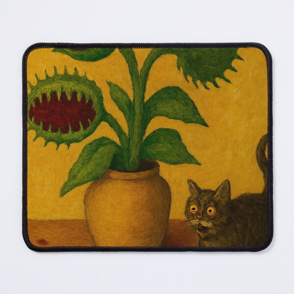 Item preview, Van Gogh Sunflowers v Venus Flytraps-Old Masters Remastered  designed and sold by chipshopchippy.