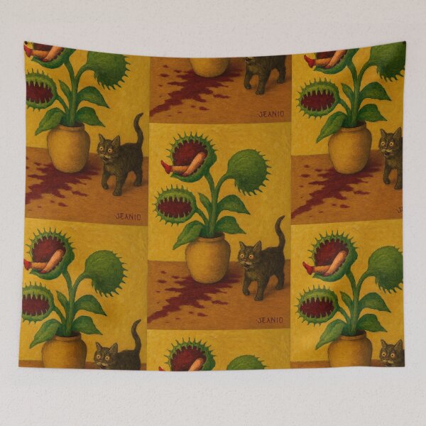 Item preview, Van Gogh Sunflowers v Venus Flytraps-Old Masters Remastered  designed and sold by chipshopchippy.