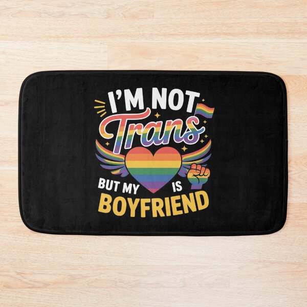 Item preview, I'm Not Transgender But My Boyfriend Is Support Love Proud designed and sold by MarryIsMonth.