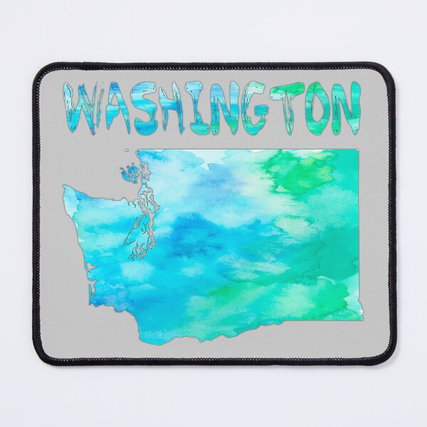 Item preview, Washington State Watercolor Splash - Pacific Northwest Art designed and sold by mashmosh.
