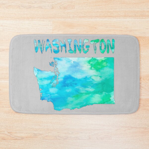 Item preview, Washington State Watercolor Splash - Pacific Northwest Art designed and sold by mashmosh.