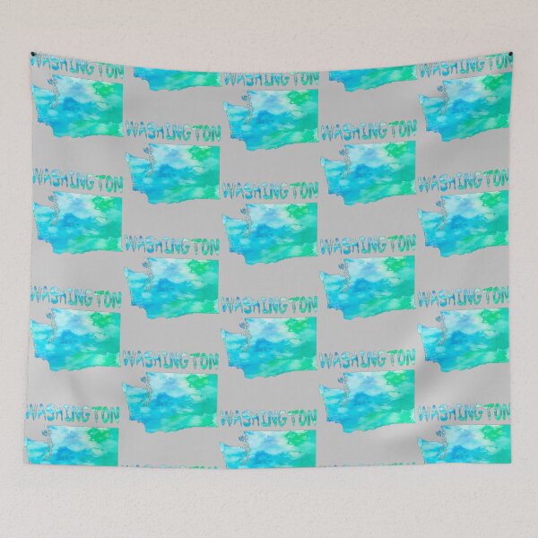 Item preview, Washington State Watercolor Splash - Pacific Northwest Art designed and sold by mashmosh.
